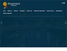 Tablet Screenshot of donridge.com